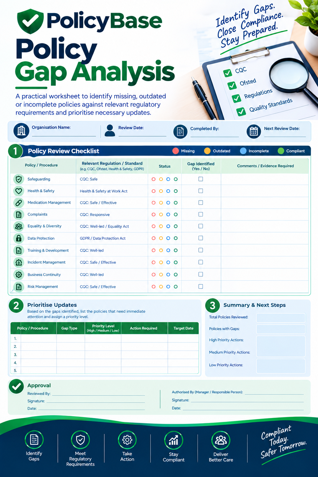 Policy Gap Analysis