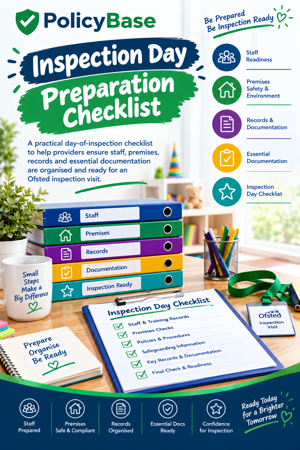 Inspection Day Preparation Checklist
